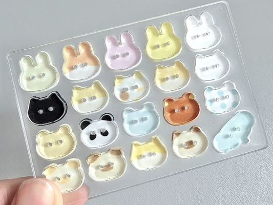 Animal Collection Cartoon Cute Button