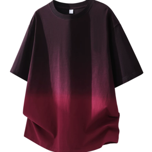 Gradient short-sleeved T-shirt for men, summer edition